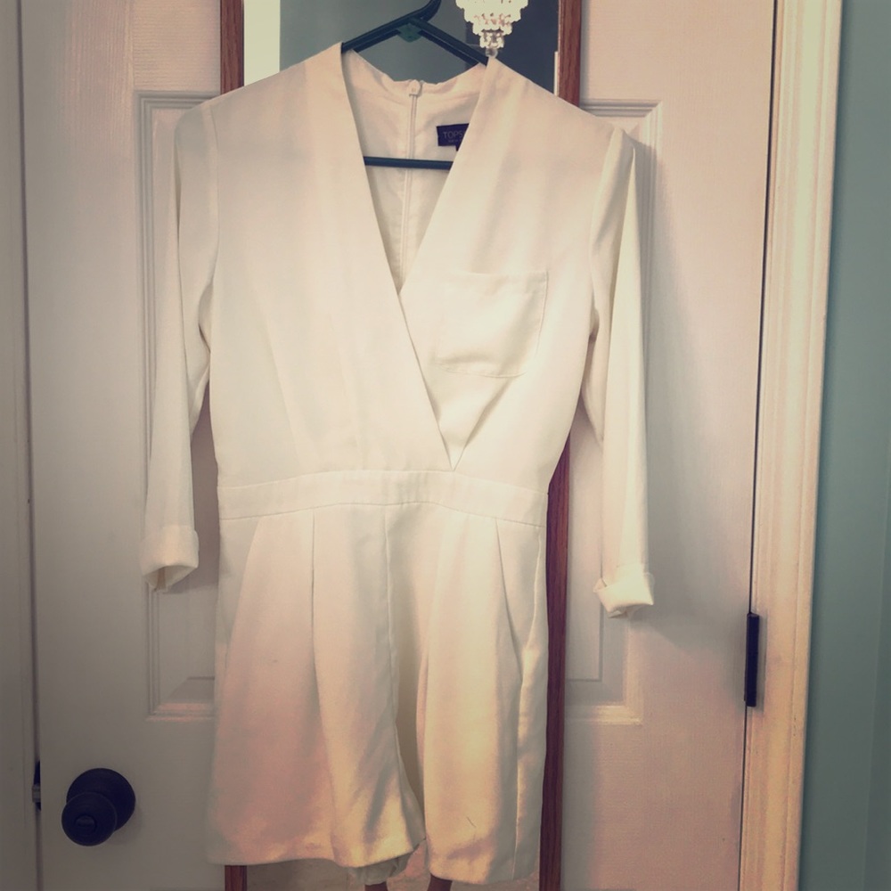 Creamy White Romper